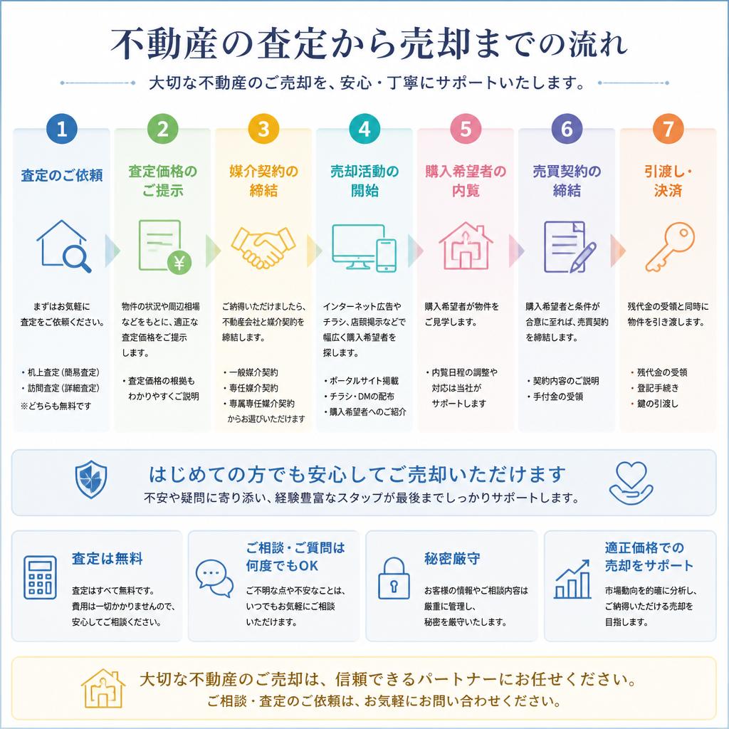 4. 査定から売却までの流れ